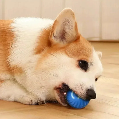 Interactive Smart Dog Toy Ball - Automatic Moving, Bouncing & Rolling USB Chew Toy for Puppies